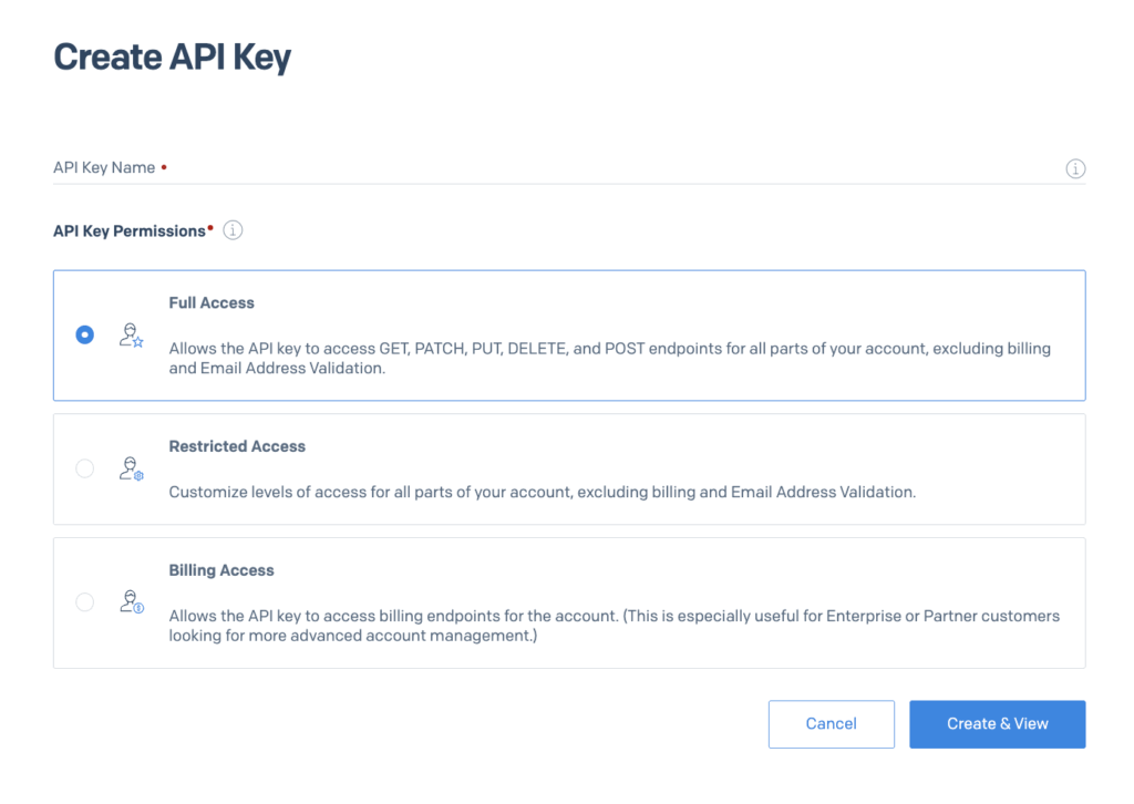 SendGrid 設定方法